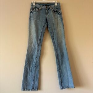 Vintage Armani Exchange A|X Light Wash Bootcut Jeans Women’s Size 0P USA
